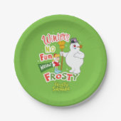 Winter's No Fun without Frosty the Snowman™ Papieren Bordje (Voorkant)