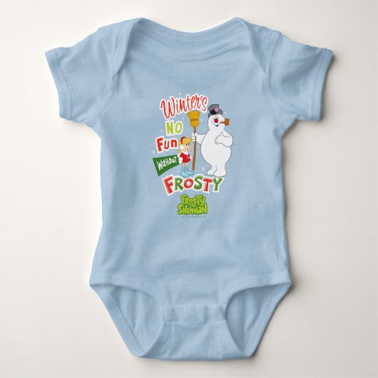 Winter's No Fun without Frosty the Snowman™ Romper (Voorkant)
