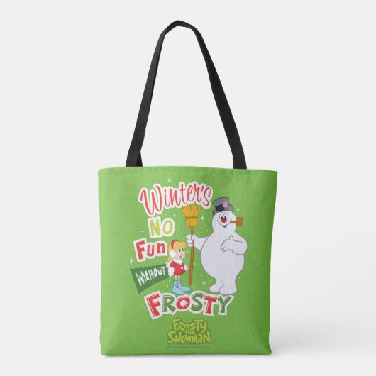 Winter's No Fun without Frosty the Snowman™ Tote Bag (Achterkant)