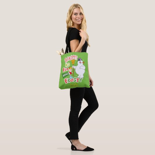 Winter's No Fun without Frosty the Snowman™ Tote Bag (Op model)