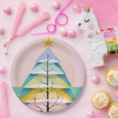 Winter's Pastel Glow Papieren Bordje (Feest)