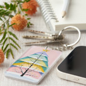 Winter's Pastel Glow Sleutelhanger (Voorkant Rechts)