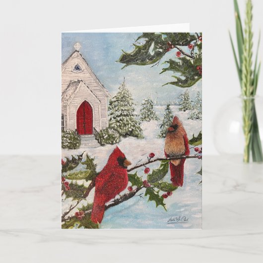 Winter's Peace Card Kaart (Voorkant)