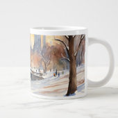 Winter's Quiet Joy, Central Park Snow Scene Mok (Rechts)