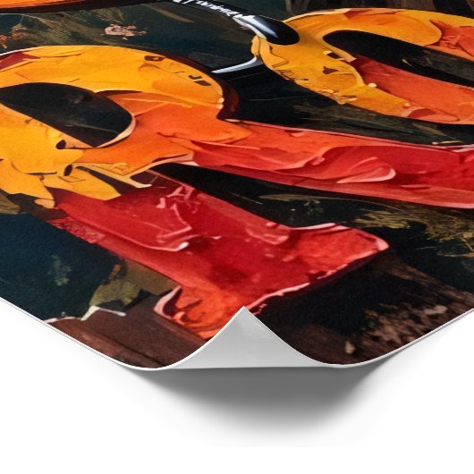 Winter's Roar: elektrische echo van de Leeuw Poster (Hoek)