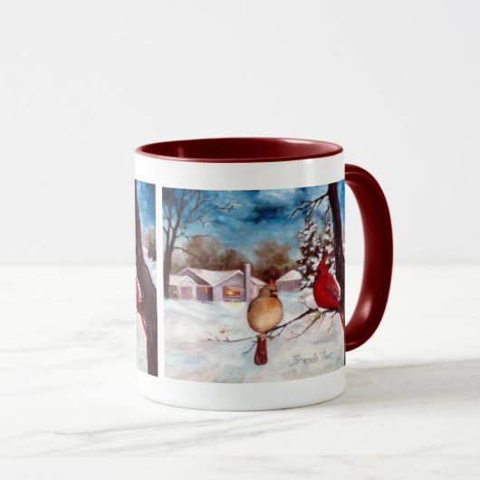 Winters Serenity Kardinale Mok (Voorkant rechts)