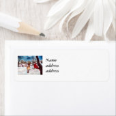 Winters Serenity Return-adreslabel Etiket (Insitu)