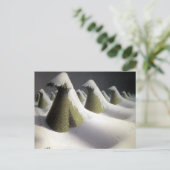 Winter's Silent Walk,January by Grant Wood Briefkaart (Staand voorkant)