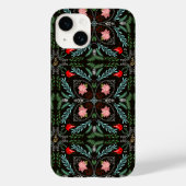Winters Sneeuwvlokken, Poinsettia's, Kardinalen Case-Mate iPhone Case (Achterkant)