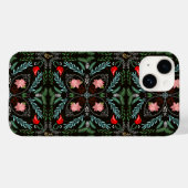 Winters Sneeuwvlokken, Poinsettia's, Kardinalen Case-Mate iPhone Case (Achterkant (horizontaal))