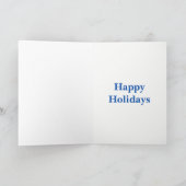 Winters Snowflakes kerstFeestdagen - Ontwerp Feestdagen Kaart (Binnen)