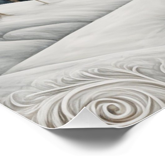 Winter's Starry Eve Perfect Poster (Hoek)