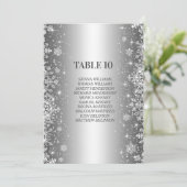 Winters tafelnummers zitplaatskaart (Staand voorkant)
