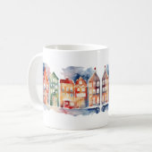 Winter's Tale: Ambachtelijke koffie Mok met vakant (Voorkant links)