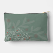 Winters vakantie mistletoe gepersonaliseerde naam etui (Achterkant)