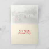 Winter's vreugde in Central Park Kaart (Binnen)