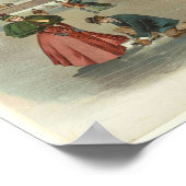 Winter's vreugde in Central Park Poster (Hoek)