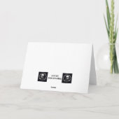 Winter's warmte en vakantie Grace Kaart (Achterkant)