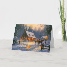 Winter's warmte en vakantie Grace Kaart