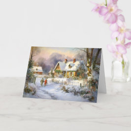 Winter's Warmte in het Boerderij Cottage Kaart