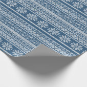 Winter's Whisper Blue Cadeaupapier (Hoek)
