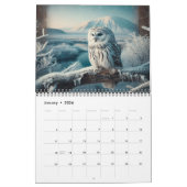 Winter's Whisper: Een jaar met de Oeral Uil 20XX Kalender (Jan 2026)