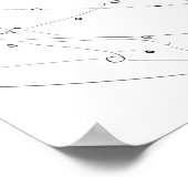 Winter's Whisper: Een portret van Whimsy Poster (Hoek)