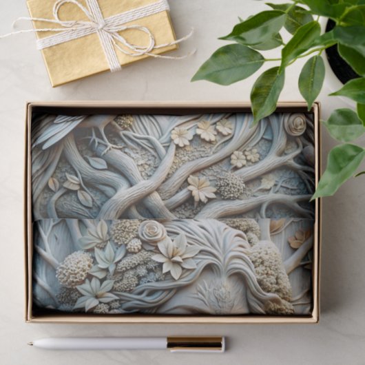 Winter's Whisper Eetherische Godin Decoupage Tissuepapier (Geschenk)