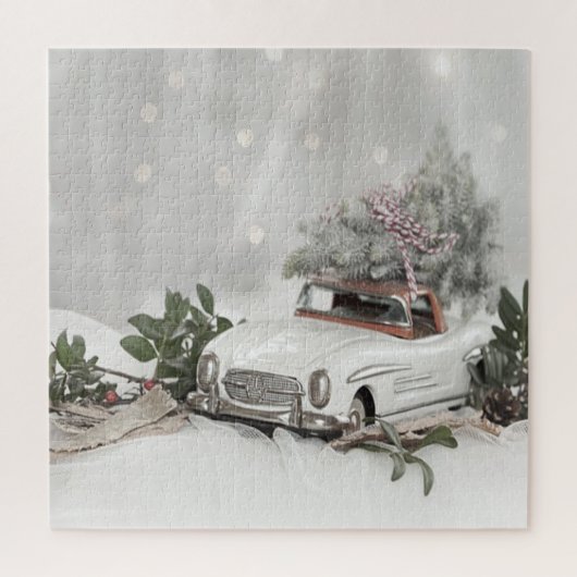 Winters Wonderland,Den,Auto Legpuzzel (Verticaal)