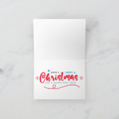 Winters wonderland feestdagen kaart (Binnen)