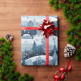Winter's Wonderland Scene Cadeaupapier