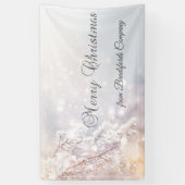 Winters wonderland takken spandoek (Verticaal)