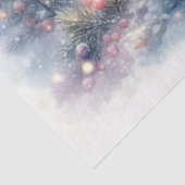 Winters wonderland Witte Konijn Decoupage Tissuepapier (Detail)