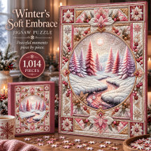 Winter's zachte omhelzing 1.014-delige legpuzzel