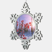 Wintersbes in ijs ornament (Rechts)