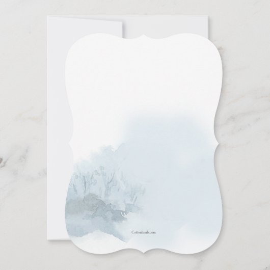 Wintersbloemen uitnodiging (Achterkant)