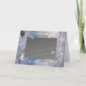 Winterscape Holiday Sjabloon! Feestdagen Kaart (Voorkant)