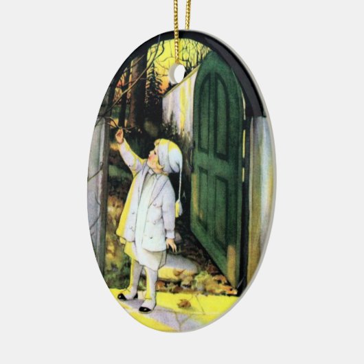  wintersceen keramisch ornament (Links)