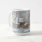 WINTERSCENE (1790)  Kunst Kerst Mok (Voorkant links)