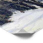 Winterscène, 19e eeuw poster (Hoek)