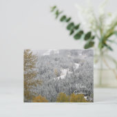 Winterscène bij Whistler, B.C. Briefkaart (Staand voorkant)