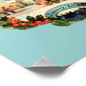 winterscène en -station poster (Hoek)