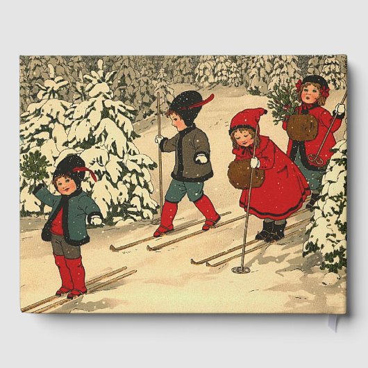  winterscène gastenboek (Achterkant)