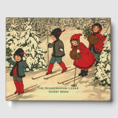  winterscène gastenboek (Voorkant)