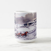  winterscène. kerstcadeautjes Mokken (Center)