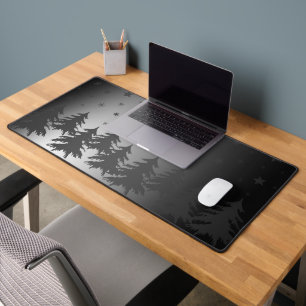 Winterscène, Kerstnacht, Nachtsterrenhemel Bureaumat