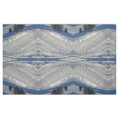 winterscène met dalende sneeuw stof (Fat Quarter)