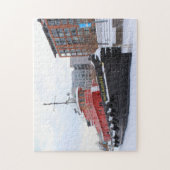 Winterscène Montreal. Legpuzzel (Verticaal)