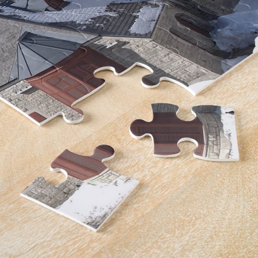 Winterscène Ottawa Canada. Legpuzzel (Zijkant)