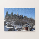 Winterscène Ottawa Canada. Legpuzzel (Horizontaal)